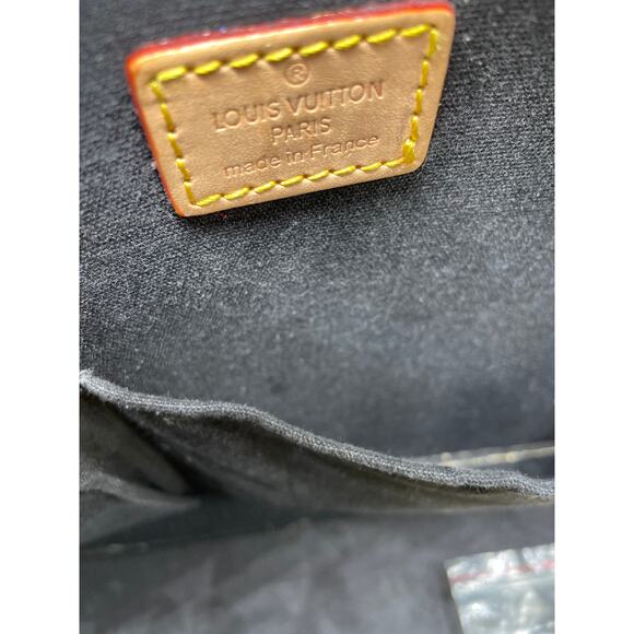 Louis Vuitton Black Patton Leather Vernis Alma GM Noir Magnetique Designer Bag - Picture 10 of 16